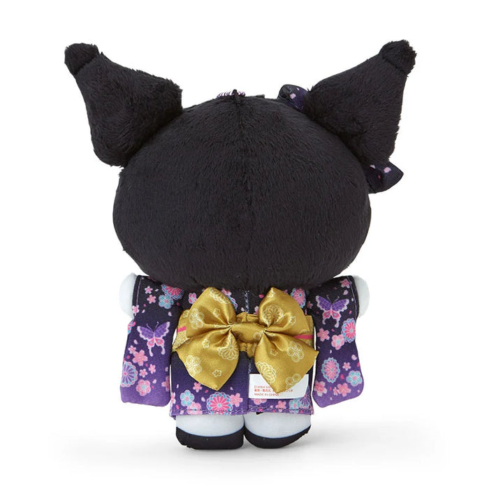 Japan Sanrio - Kuromi Plush Keychain (Kimono)