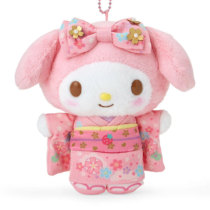 Japan Sanrio - My Melody Plush Keychain (Kimono)