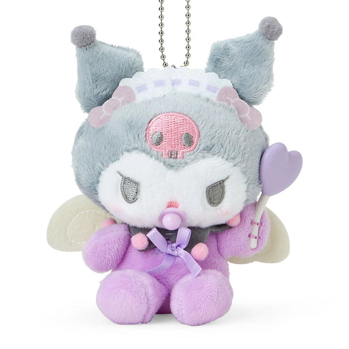 Japan Sanrio - Kuromi Plush Keychain (Baby Angel)