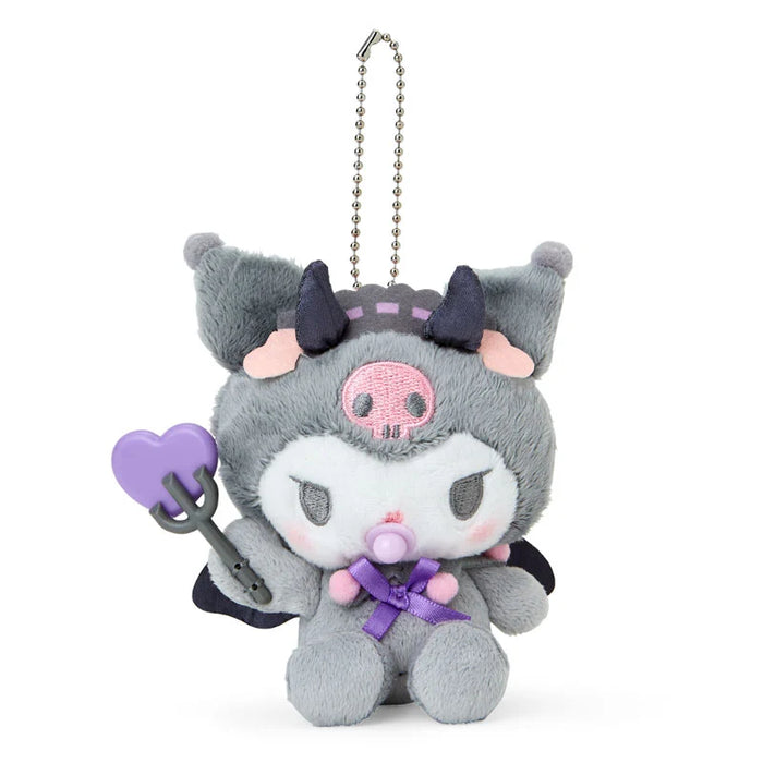Japan Sanrio - Kuromi Plush Keychain (Baby Devil)