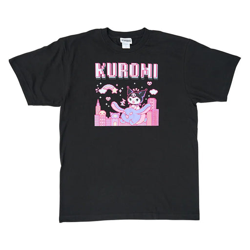 Japan Sanrio - Kuromi & Baku T-Shirt for Adult (Color: Black)