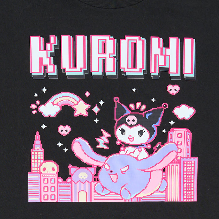 Japan Sanrio - Kuromi & Baku T-Shirt for Adult (Color: Black)