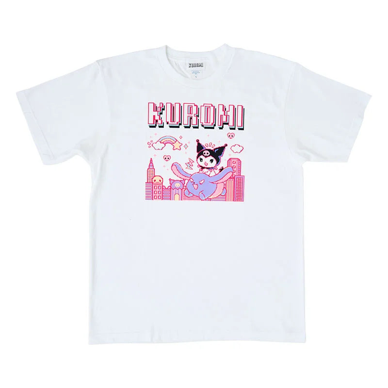 Japan Sanrio - Kuromi & Baku T-Shirt for Adult (Color: White)