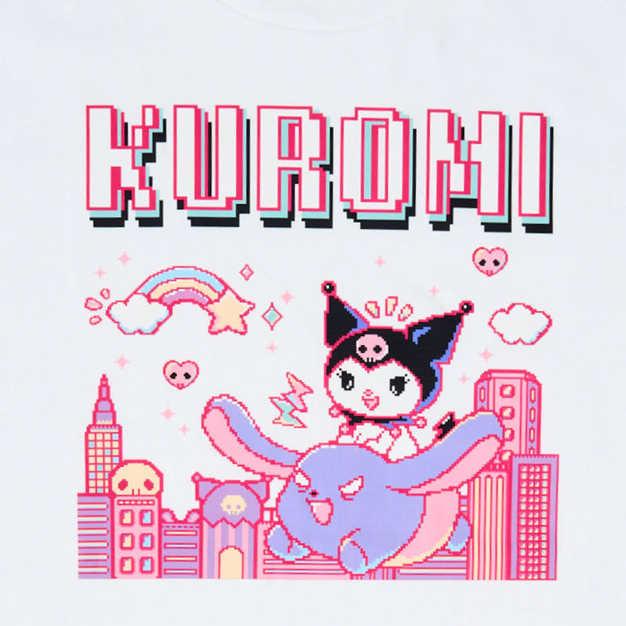 Japan Sanrio - Kuromi & Baku T-Shirt for Adult (Color: White)