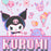 Japan Sanrio - Kuromi Drawstring Bag