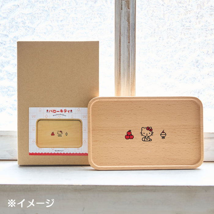 Japan Sanrio - Hello Kitty Wood Tray