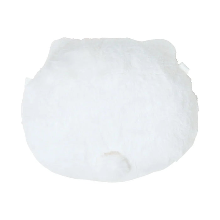 Japan Sanrio - Hello Kitty Face-Shaped Fur Shoulder Bag