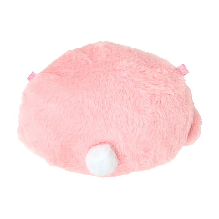 Japan Sanrio - My Melody Face-Shaped Fur Shoulder Bag