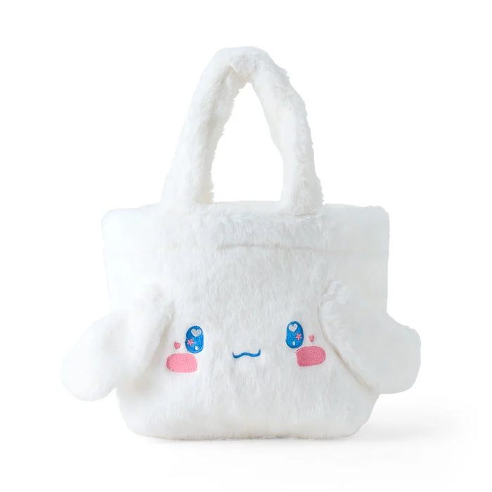Japan Sanrio - Cinnamoroll Face-shaped Fur Handbag