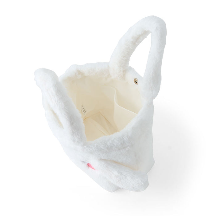 Japan Sanrio - Cinnamoroll Face-shaped Fur Handbag