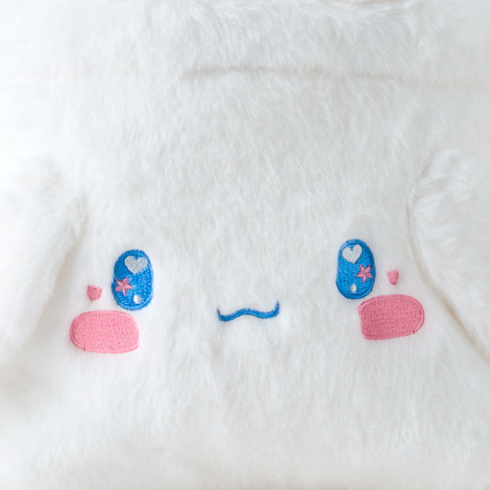Japan Sanrio - Cinnamoroll Face-shaped Fur Handbag