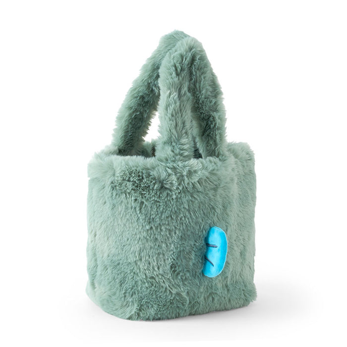Japan Sanrio - Hangyodon Face-shaped Fur Handbag