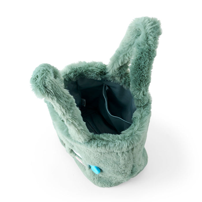 Japan Sanrio - Hangyodon Face-shaped Fur Handbag