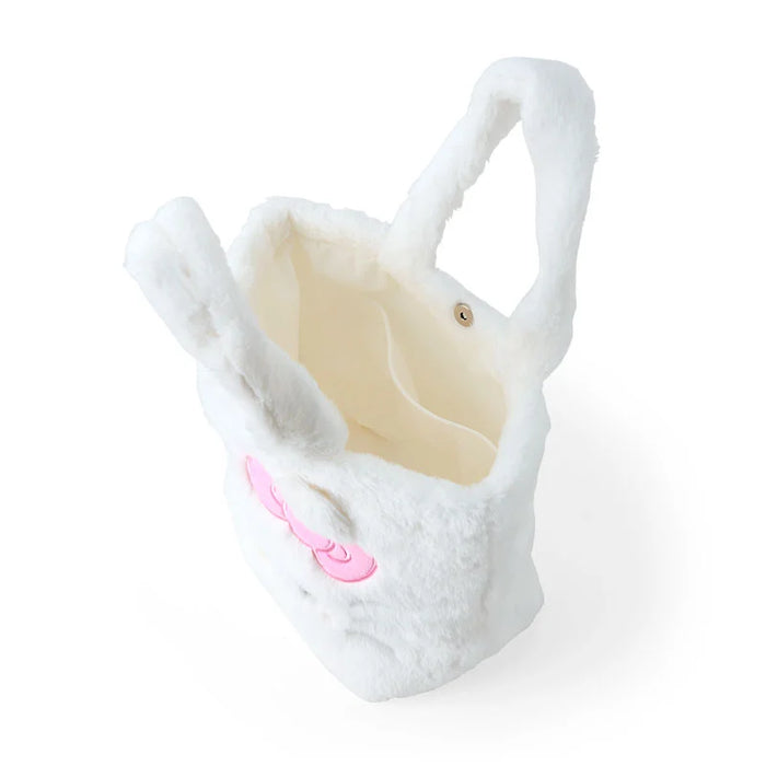 Japan Sanrio - Hello Kitty Face-shaped Fur Handbag