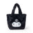 Japan Sanrio - Kuromi Face-shaped Fur Handbag
