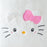 Japan Sanrio - Hello Kitty Face-Shaped Fluffy Tote Bag