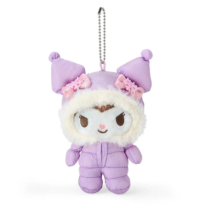 Japan Sanrio - Kuromi Plush Keychain (Fluffy Winter)