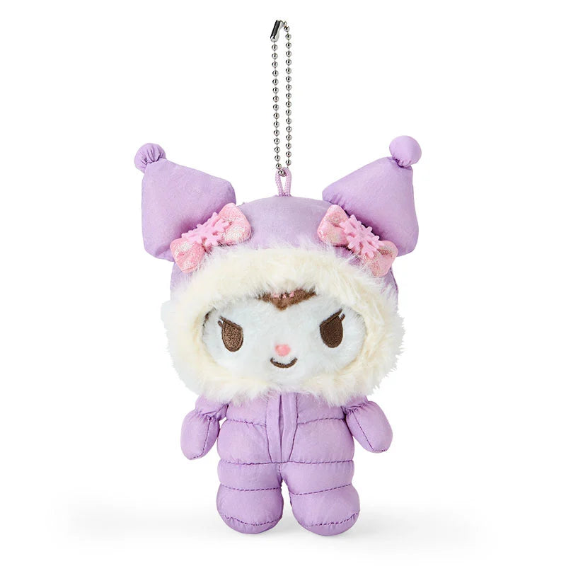 Japan Sanrio - Kuromi Plush Keychain (Fluffy Winter)