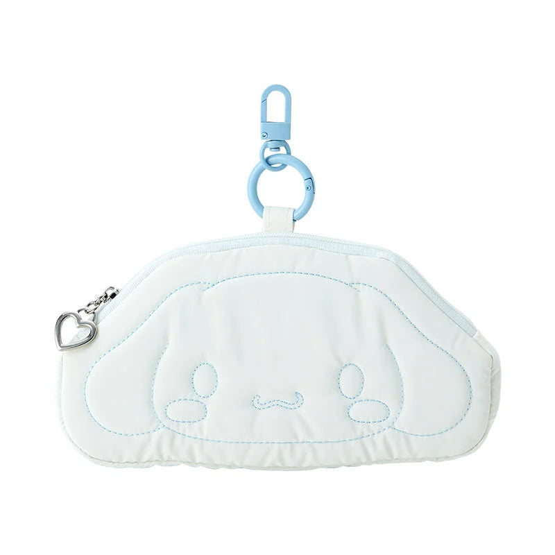 Japan Sanrio - Cinnamoroll Face-Shaped Pass Case (Fluffy Winter)