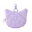 Japan Sanrio - Kuromi Face-Shaped Pass Case (Fluffy Winter)