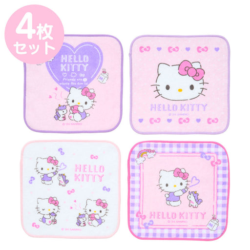 Japan Sanrio - Hello Kitty Set of 4 Small Towels
