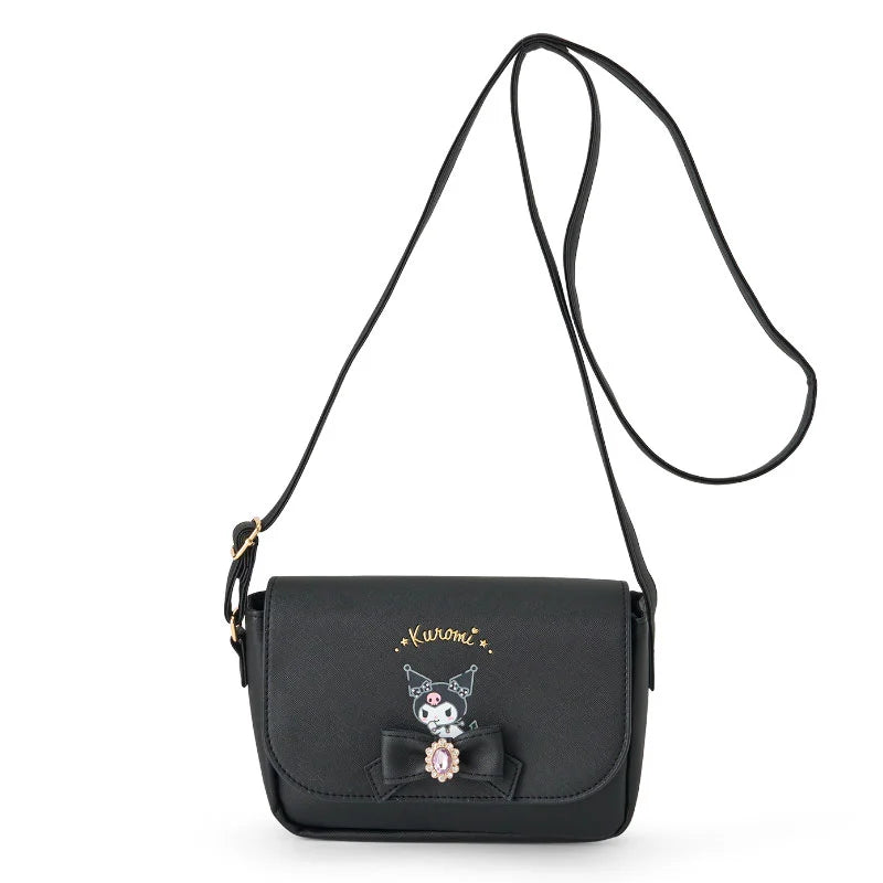 Japan Sanrio - Kuromi Flap Shoulder Bag for Kids
