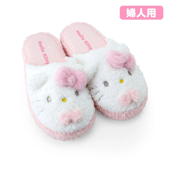 Japan Sanrio -Hello Kitty Face-Shaped Slippers for Women