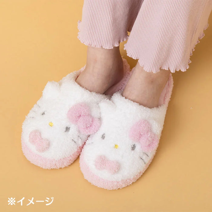 Japan Sanrio -Hello Kitty Face-Shaped Slippers for Women