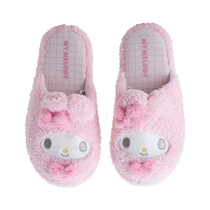 Japan Sanrio -My Melody Face-Shaped Slippers for Women