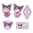 Japan Sanrio - Kuromi Stickers Set (Travel)