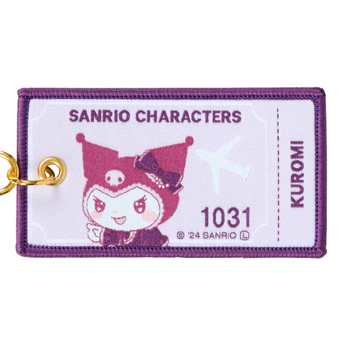 Japan Sanrio - Kuromi Ticket-style Flight Tag (Travel)
