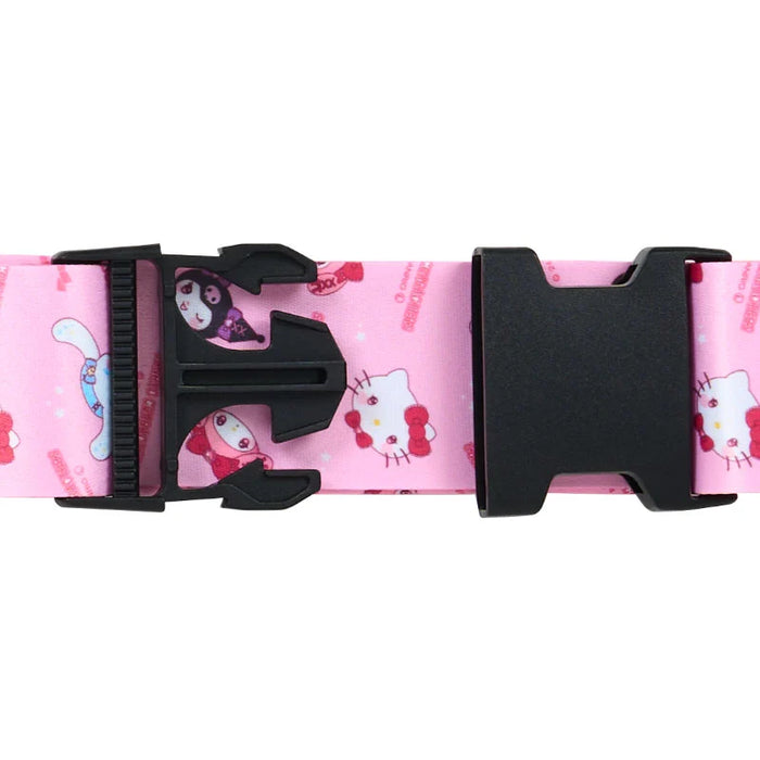 Japan Sanrio - Sanrio Characters Luggage Belt Color: Pink (Travel)