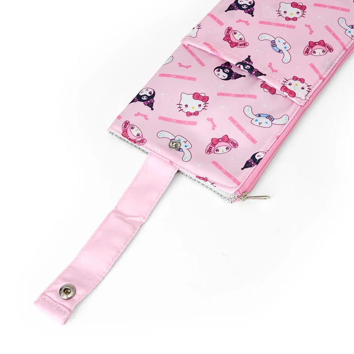 Japan Sanrio - Sanrio Characters Hair Iron Pouch Color: Pink (Travel)