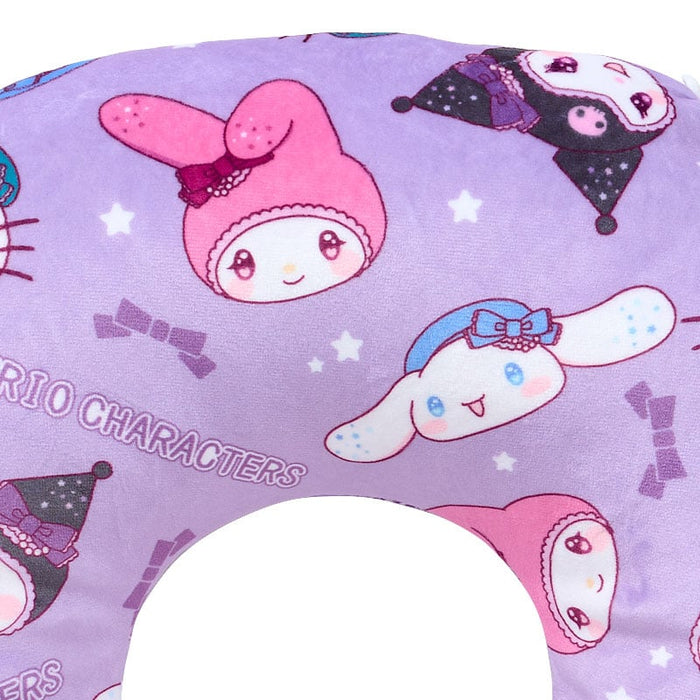 Japan Sanrio - Sanrio Characters Neck Pillow Color: Purple (Travel)