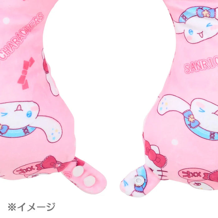 Japan Sanrio - Sanrio Characters Neck Pillow Color: Purple (Travel)