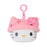 Japan Sanrio - Hello Kitty Face-Shaped "Knitted Hat with Ears" Mini Pouch