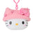 Japan Sanrio - Hello Kitty Face-Shaped "Knitted Hat with Ears" Mini Pouch