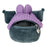Japan Sanrio - Kuromi Face-Shaped "Knitted Hat with Ears" Mini Pouch