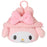 Japan Sanrio - My Melody Face-Shaped "Knitted Hat with Ears" Mini Pouch
