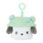 Japan Sanrio - Pochacco Face-Shaped "Knitted Hat with Ears" Mini Pouch