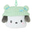 Japan Sanrio - Pochacco Face-Shaped "Knitted Hat with Ears" Mini Pouch