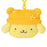 Japan Sanrio - Pompompurin Face-Shaped "Knitted Hat with Ears" Mini Pouch
