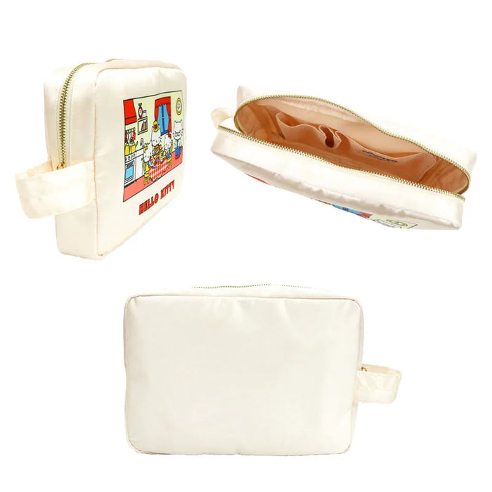 Japan Sanrio - Hello Kitty Travel Pouch Set (Color: White)