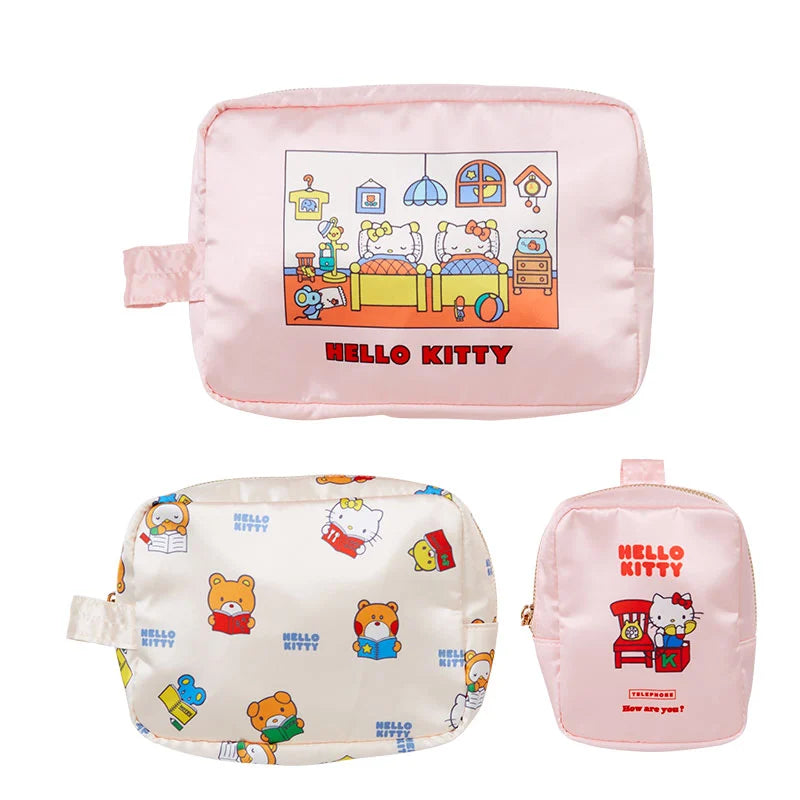 Japan Sanrio - Hello Kitty Travel Pouch Set (Color: Pink)