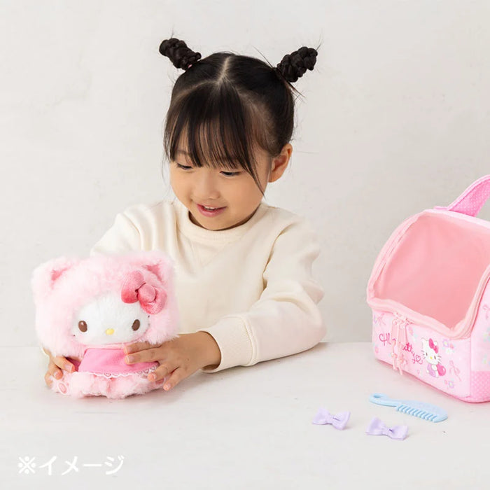 Japan Sanrio -Helllo Kitty Plush Toy Care Set (Kitten)