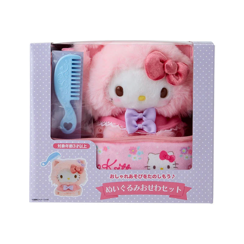 Japan Sanrio -Helllo Kitty Plush Toy Care Set (Kitten)