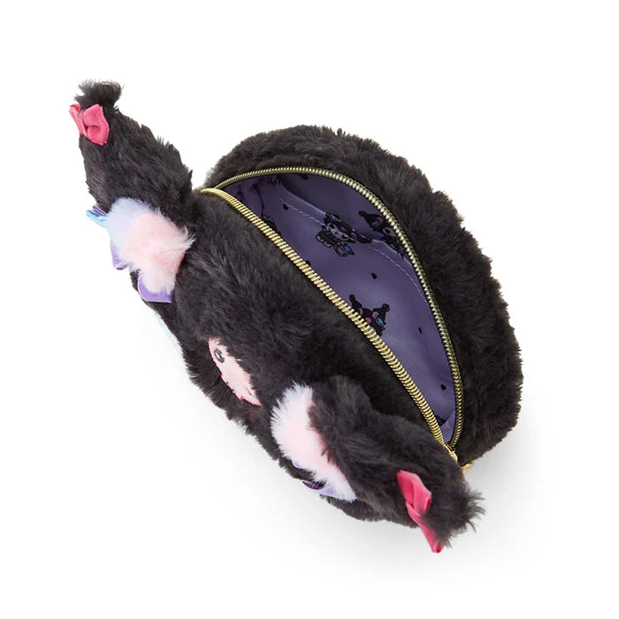 Japan Sanrio - Kuromi Face-Shaped Pouch (Romikyun Room)