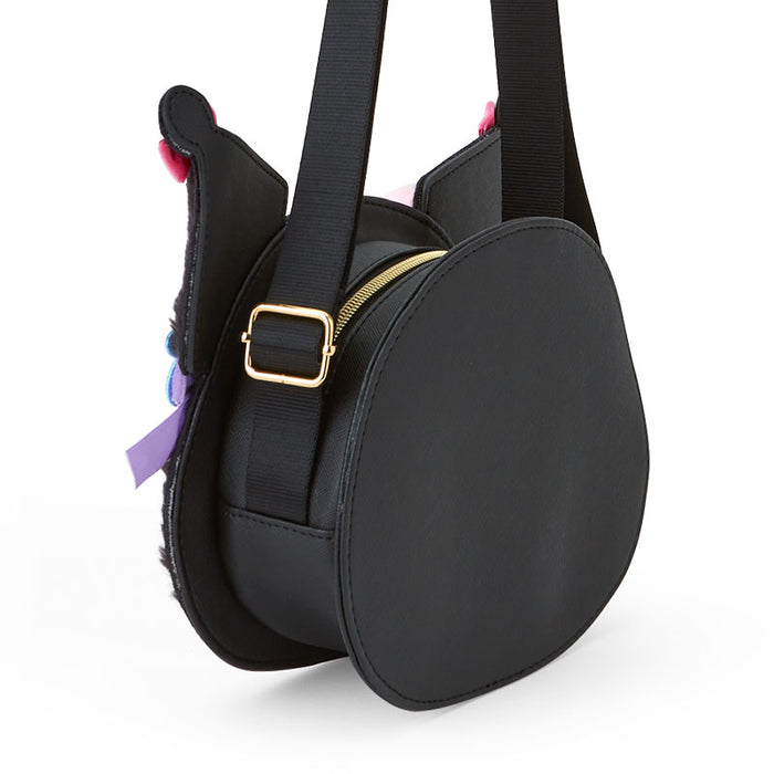Japan Sanrio - Kuromi Face-shaped Shoulder Bag (Romikyun Room)