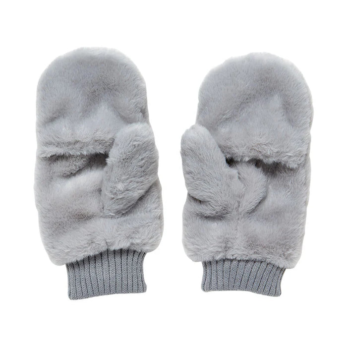 Japan Sanrio - Kuromi Faux Fur Mittens for Adults