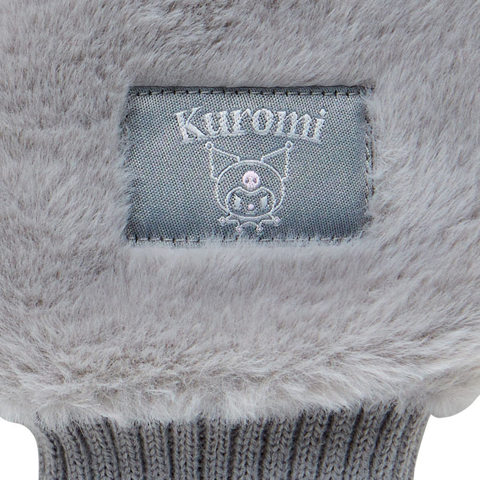 Japan Sanrio - Kuromi Faux Fur Mittens for Adults